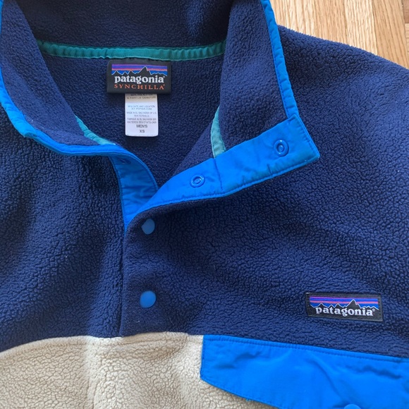 🔵🧸 Patagonia Synchilla Snap Fleece (Sz S) - Picture 2 of 4